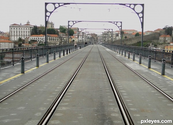 Crossing the bridge