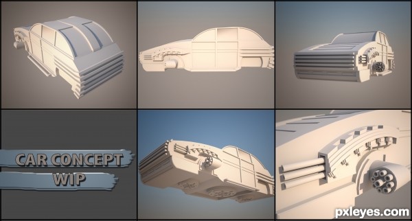 Creation of CAR CONCEPT WIP: Final Result