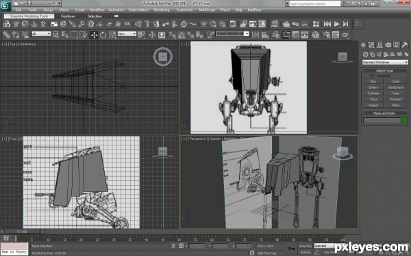 Creation of AT-ST: Step 1