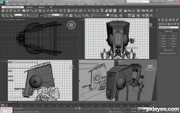 Creation of AT-ST: Step 4