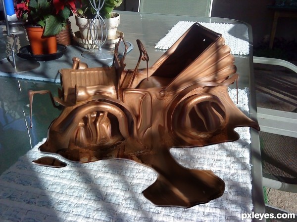 Melting Chocolate Car