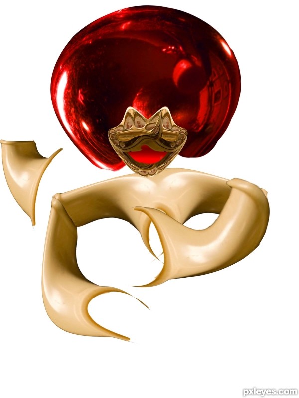 Creation of Blood Clown Atop Coin Column: Step 5