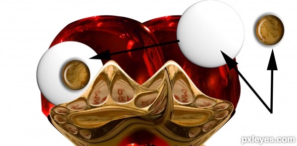 Creation of Blood Clown Atop Coin Column: Step 8