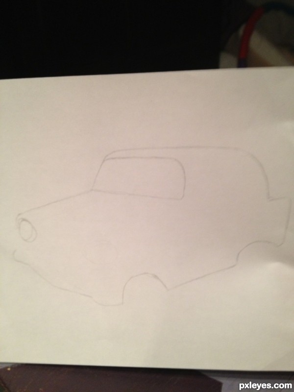 Creation of Red Car: Step 1