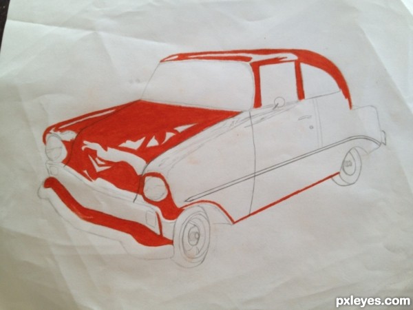 Creation of Red Car: Step 4