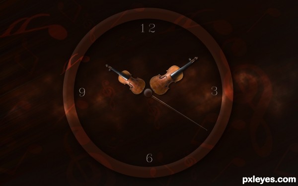 Creation of Clock Violin: Final Result