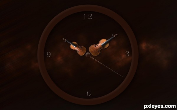 Creation of Clock Violin: Step 4