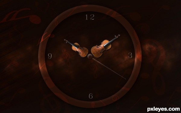Creation of Clock Violin: Step 5