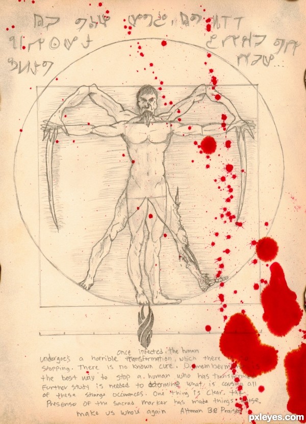 Creation of Study of a Necromorph: Final Result