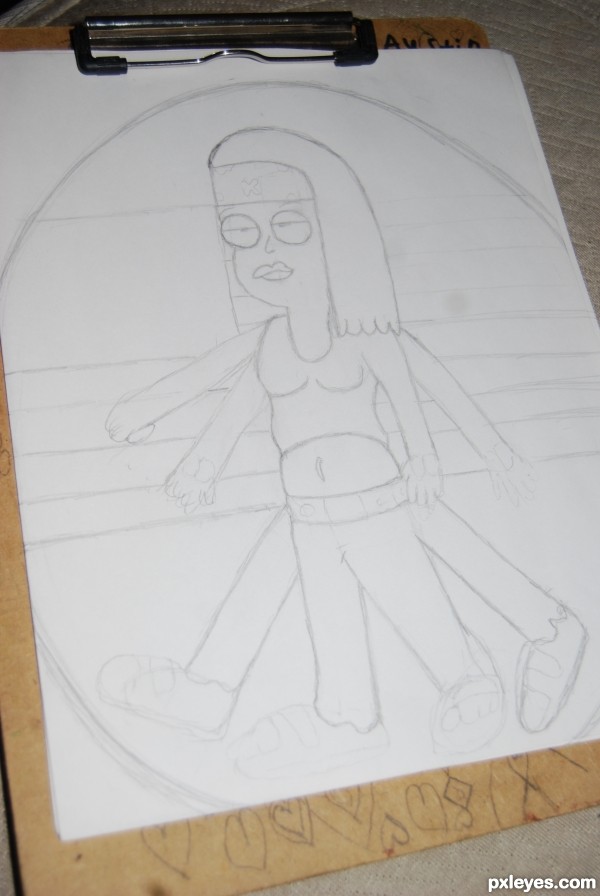 Creation of Haley, American Girl: Step 3