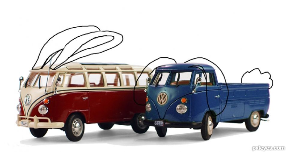 Creation of VW Bunnies: Step 2