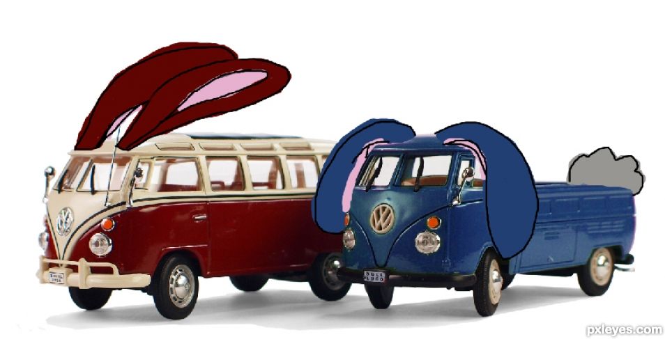 Creation of VW Bunnies: Step 3