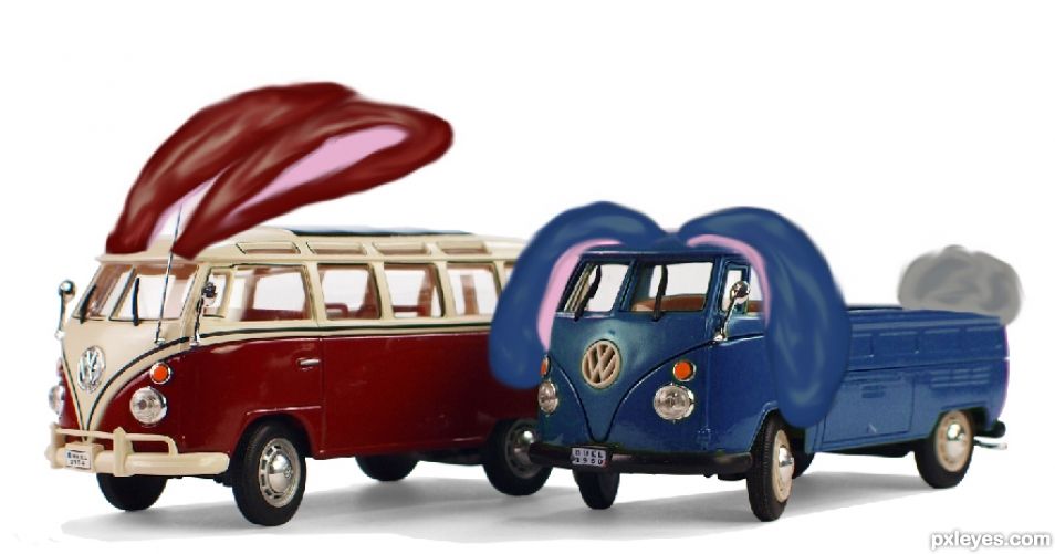 Creation of VW Bunnies: Step 4