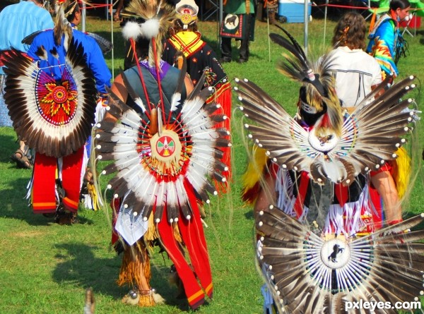 Line of Traditional Dance