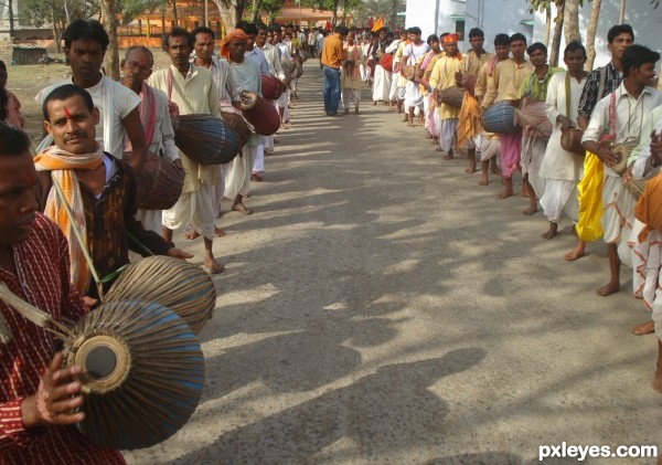 ready for street processions