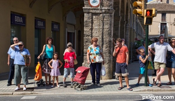 Pedestrian crossing