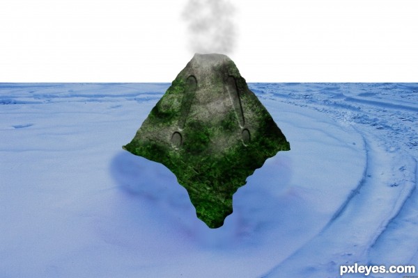 Creation of Caution Island: Step 14