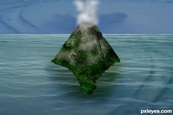 Creation of Caution Island: Step 18