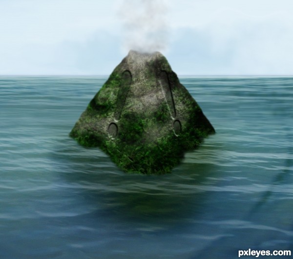 Creation of Caution Island: Step 21