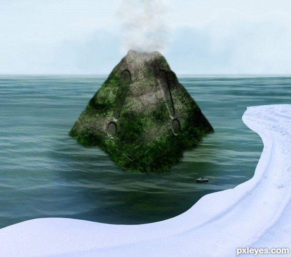 Creation of Caution Island: Step 22