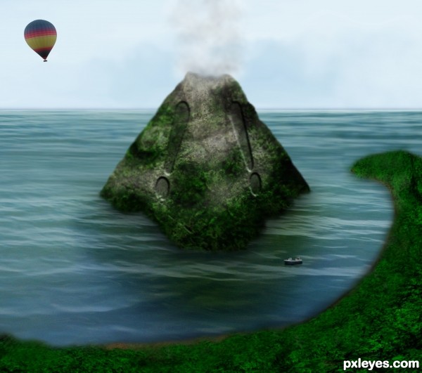 Creation of Caution Island: Step 25