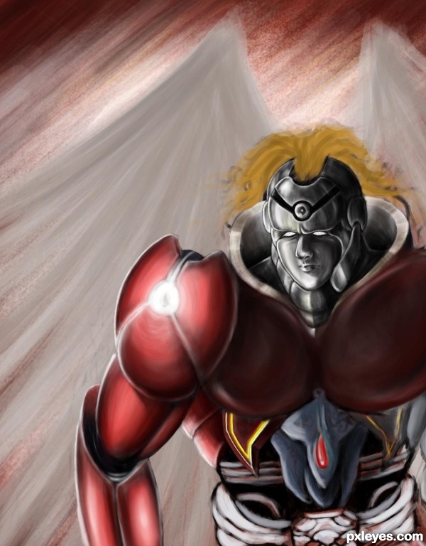 Creation of Blood angel: Step 7