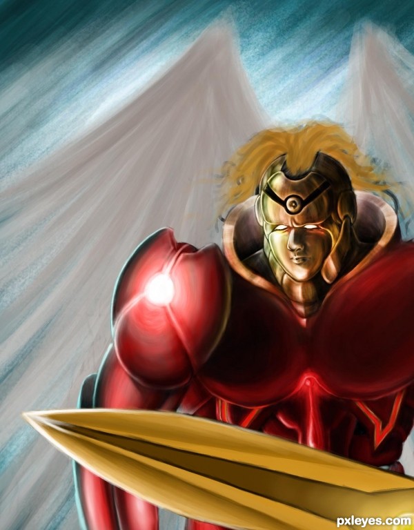 Creation of Blood angel: Step 8