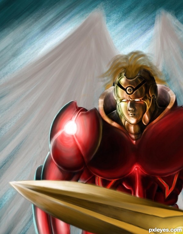 Creation of Blood angel: Step 9
