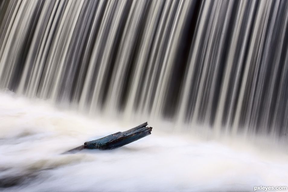 Autumn waterfall