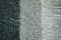 Tricolour flag of water