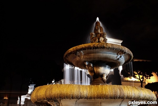 Roman Foro Fountain