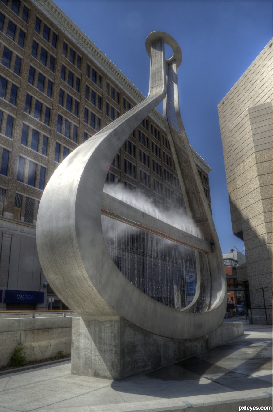 Library Fountain