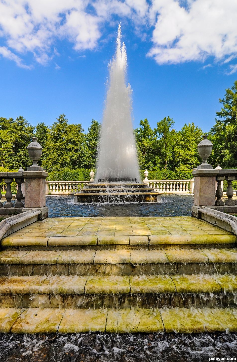 Fountain in Petergof,  Saint Petersburg