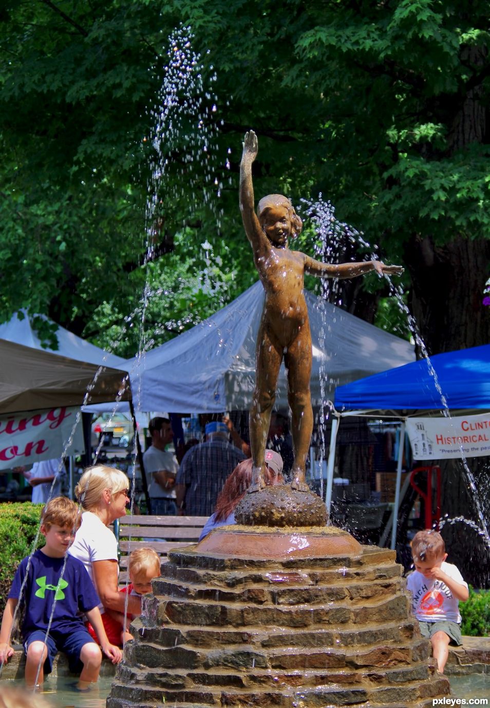 Hot Day at the Market