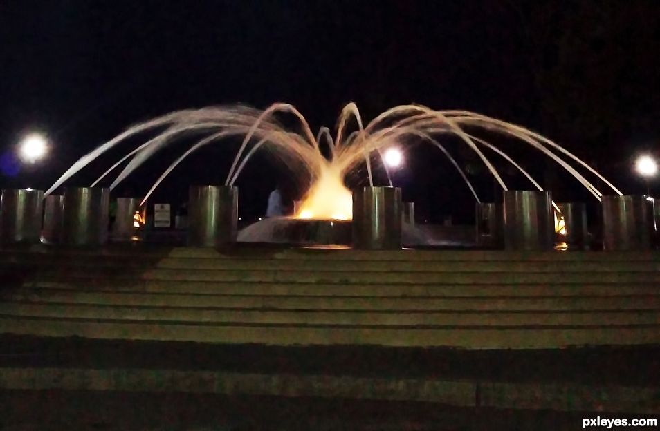 Fountain at Night