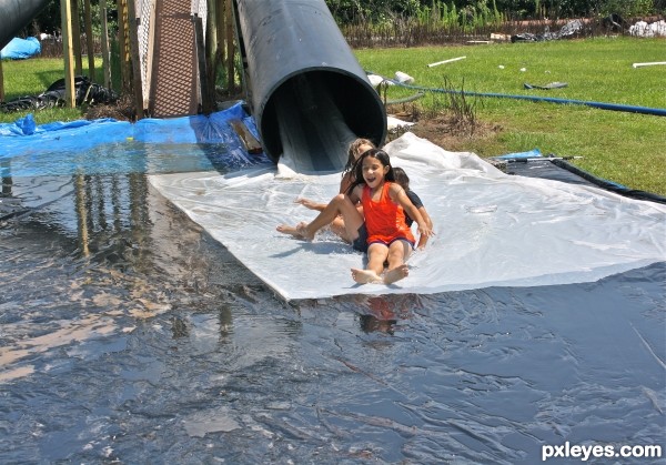 Redneck Water Slide