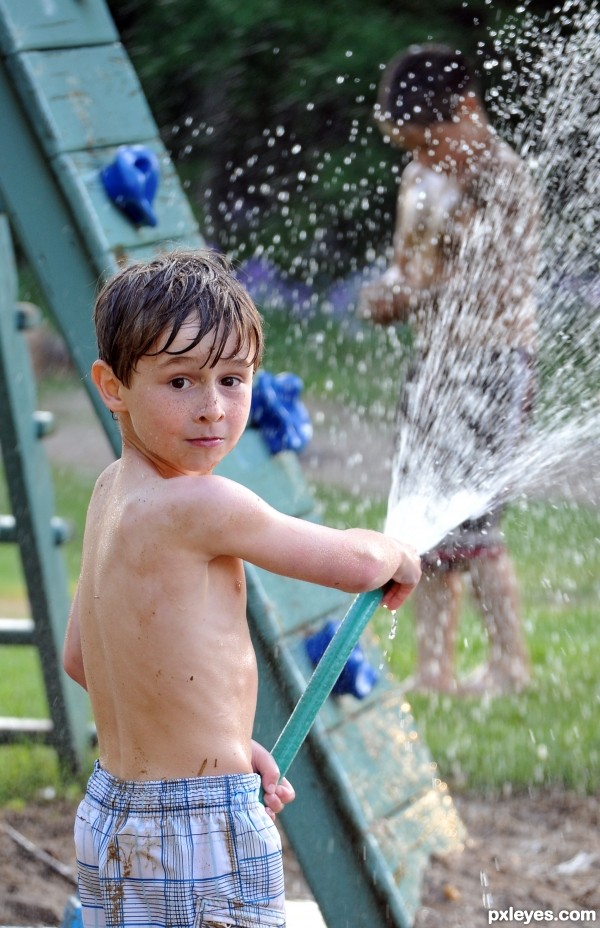 water fight