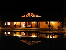 Pool at night