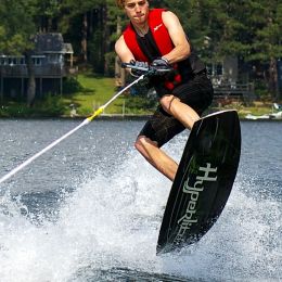 Jumping the wake Picture