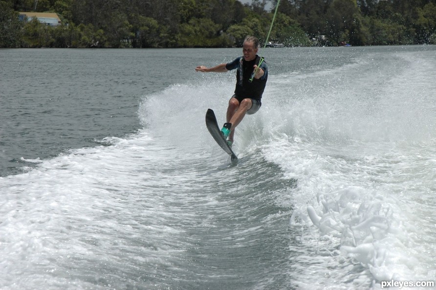 water skiing