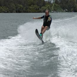 waterskiing