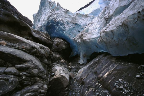 Rock eating Glacier