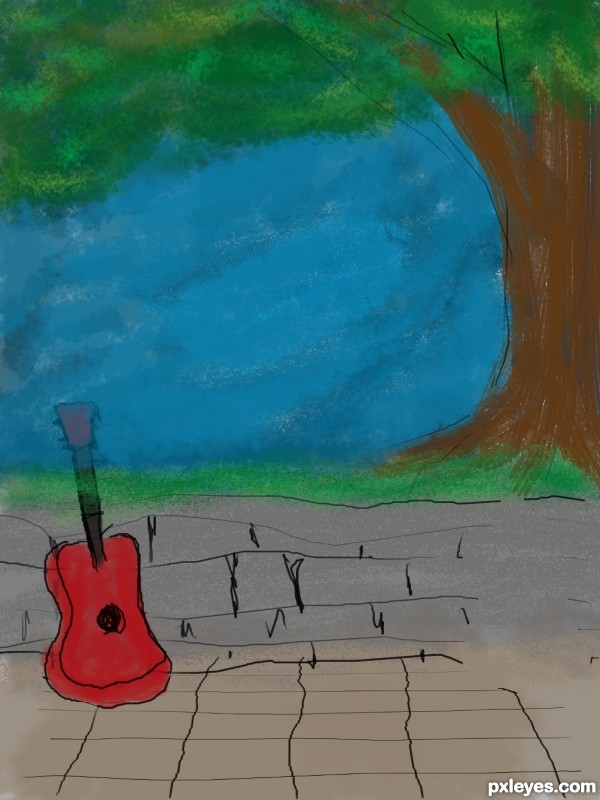 Creation of Waylon's Guitar : Step 2