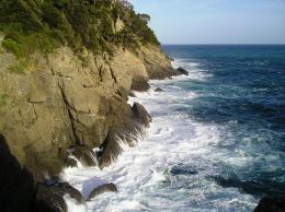 on the rocks