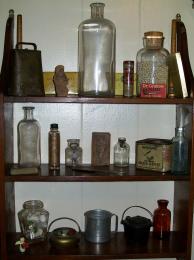 Shelf of old