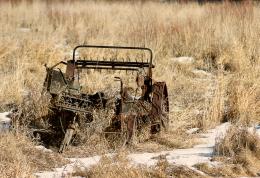 old hay stacker