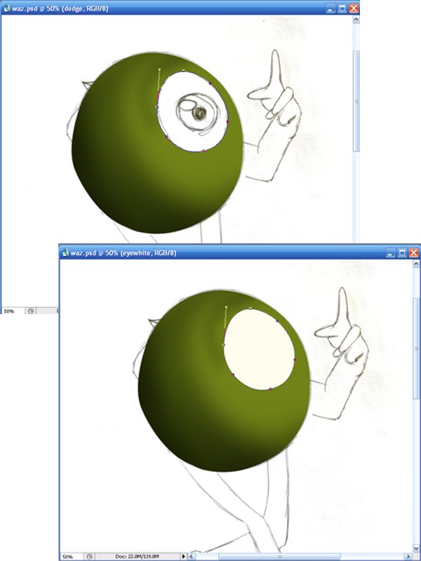 Creation of He Waz!: Step 2