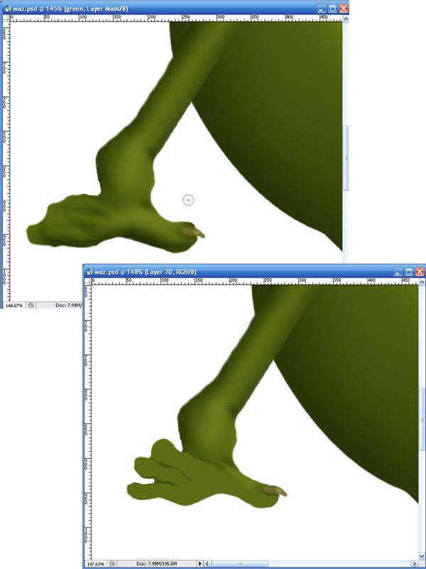 Creation of He Waz!: Step 4