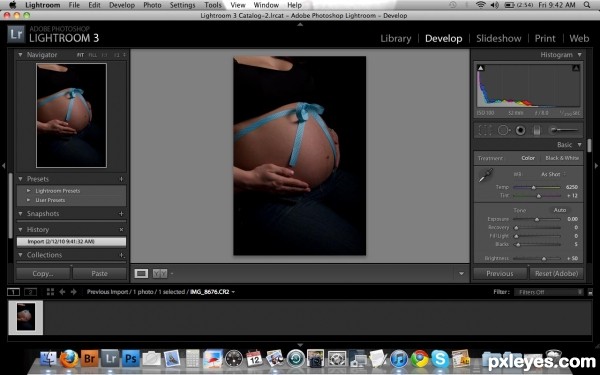 Creation of Baby Blues: Step 1