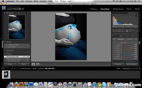 Creation of Baby Blues: Step 4